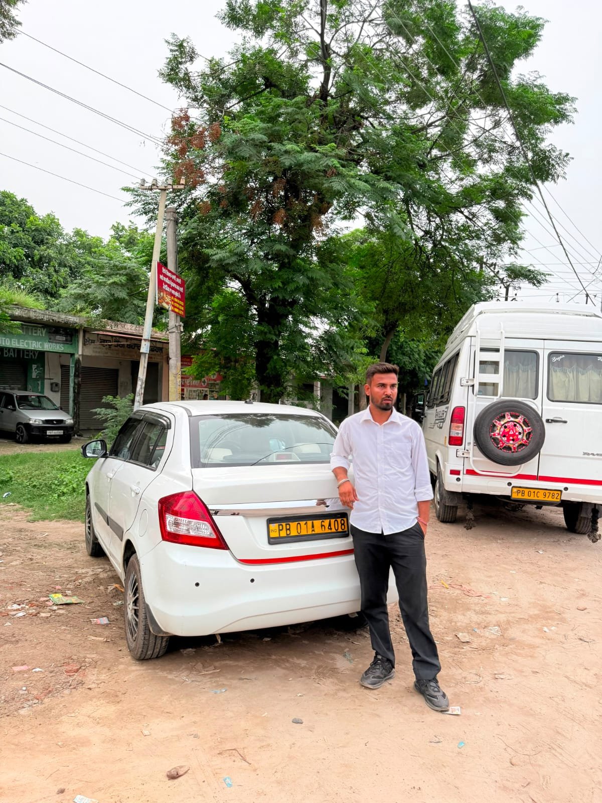 Vehicle on an outstation trip in North India